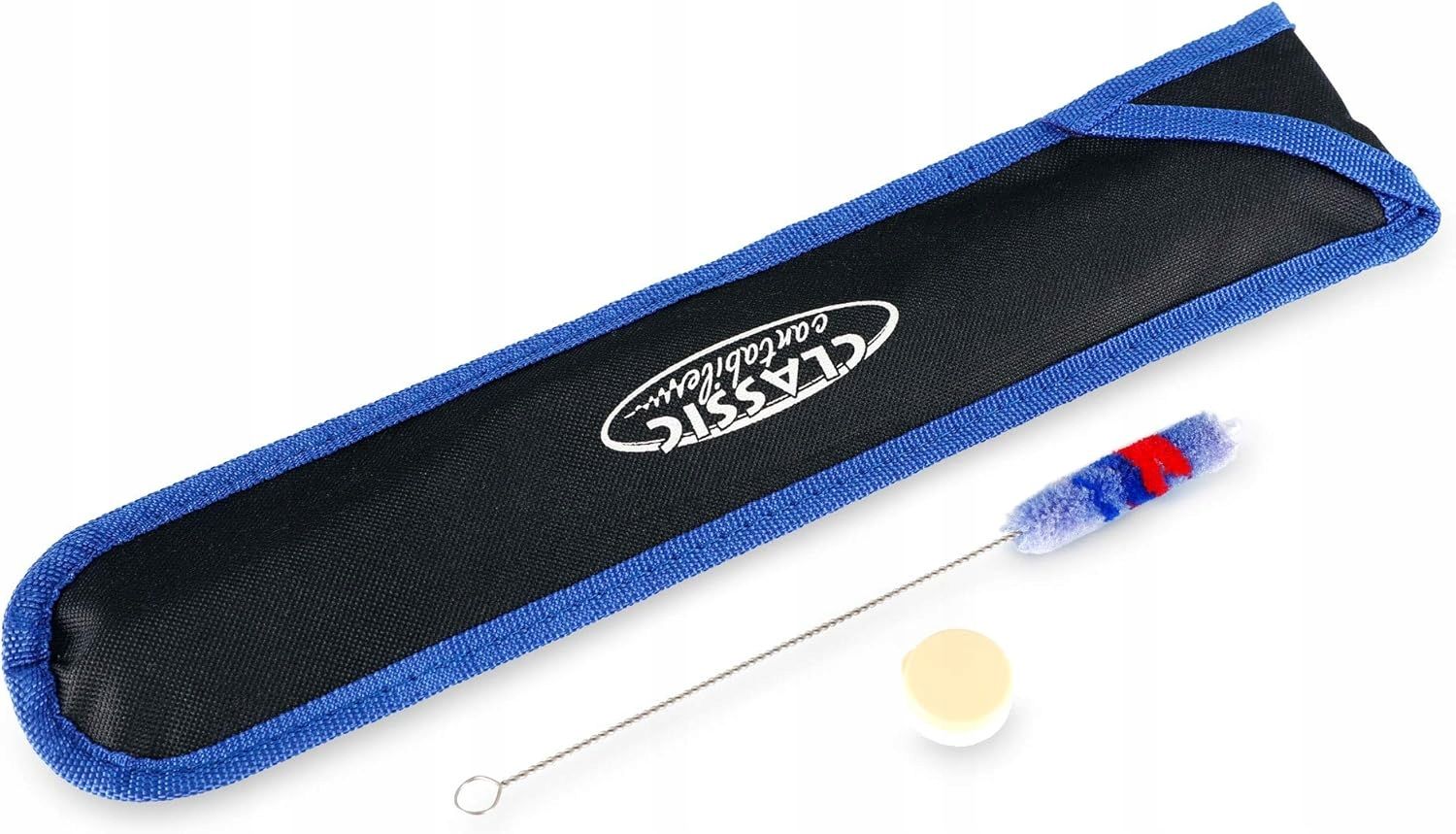 Flet Prosty Sopranowy Classic Cantabile Pivella Niebieski Zestaw