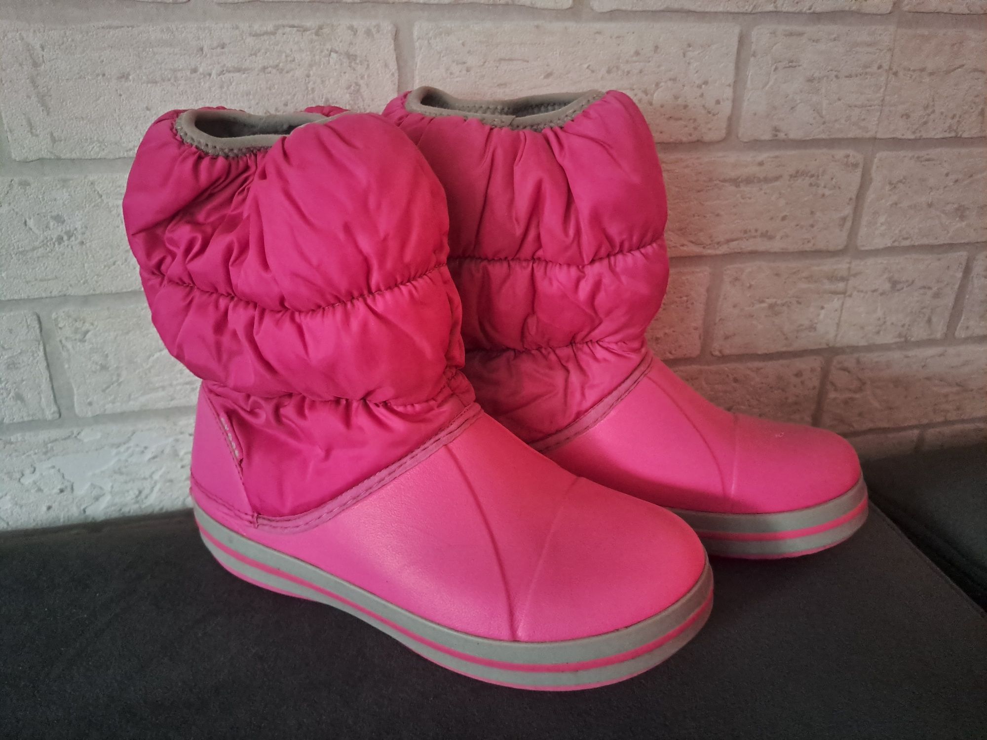 Śniegowce kozaki kozaczki crocs J3 34-35