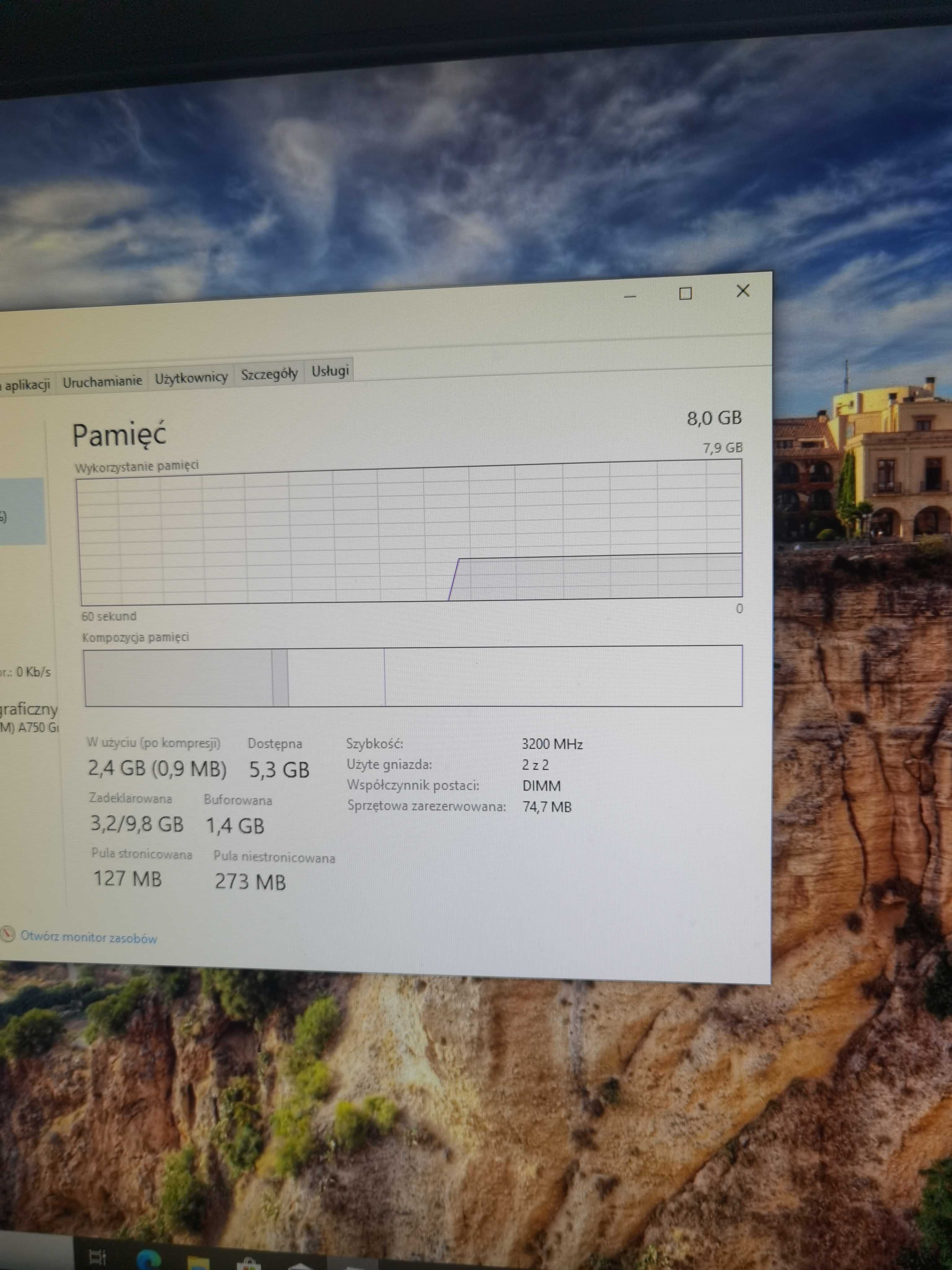 Komputer gamingowy  Intel Arc a750 8G Zestaw