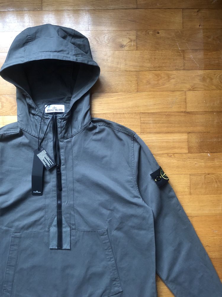 Овершот Stone Island Hooded Cotton Overshirt 103wn grey