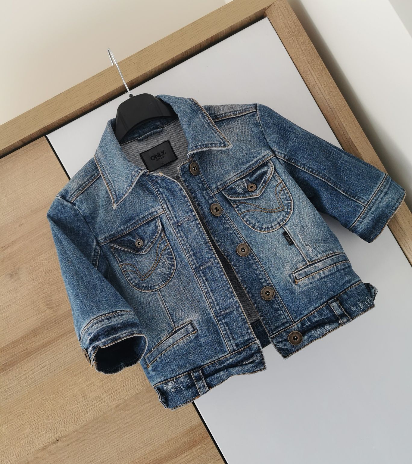 Kurtka kurteczka jeans damska rozmiar XS 34