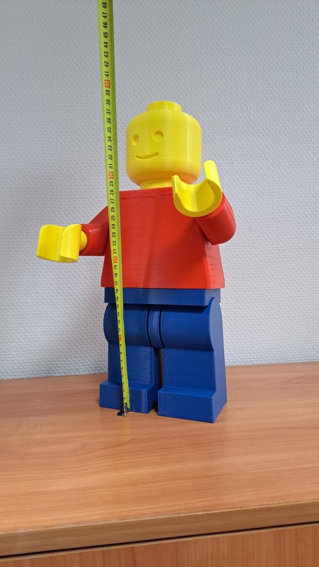 LEGO ludzik gigant 40 cm wysokości ludzik lego Wydruk 3D