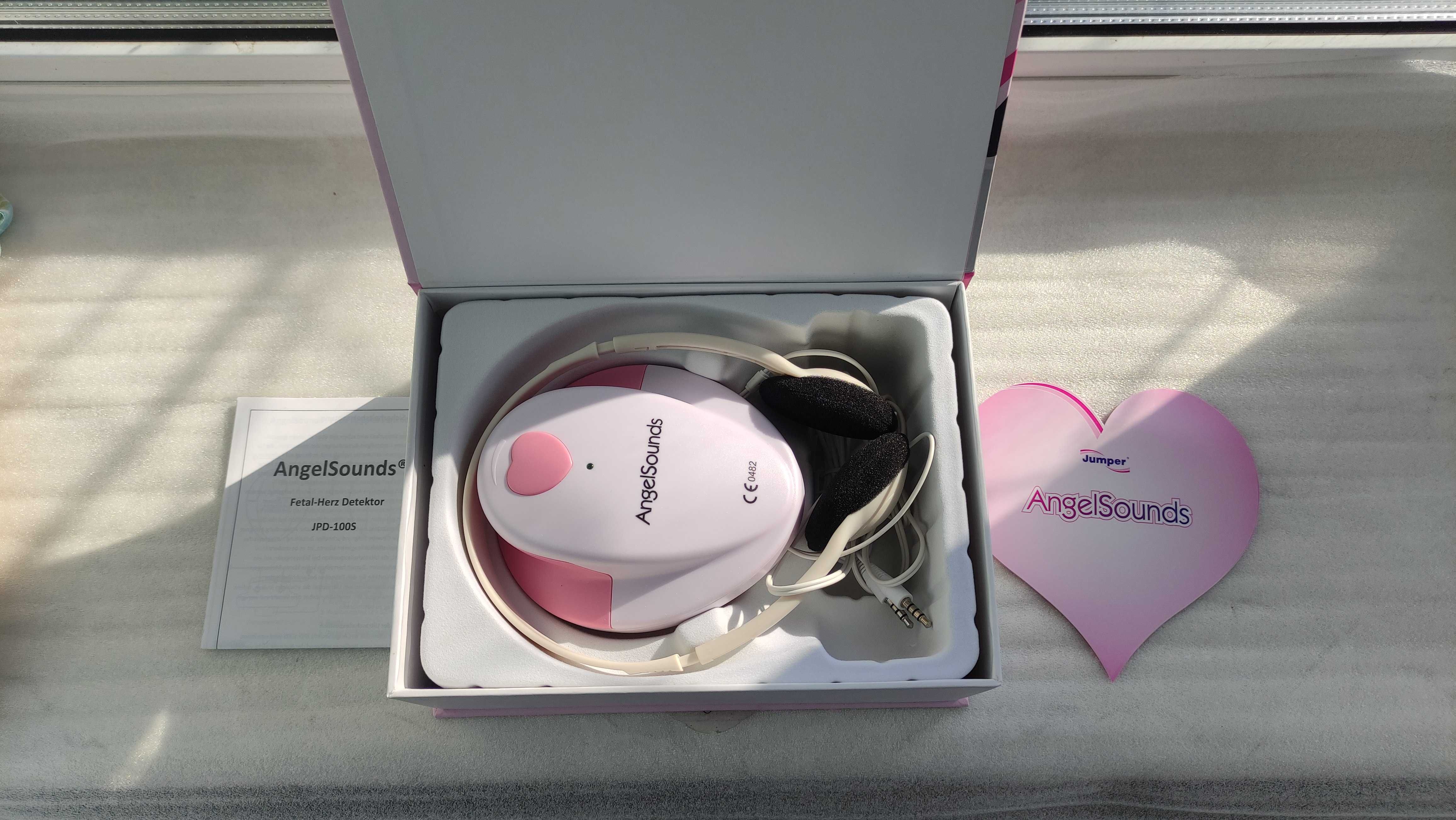 Фетальный допплер для беременных AngelSounds JPD-100S, сердцебиения