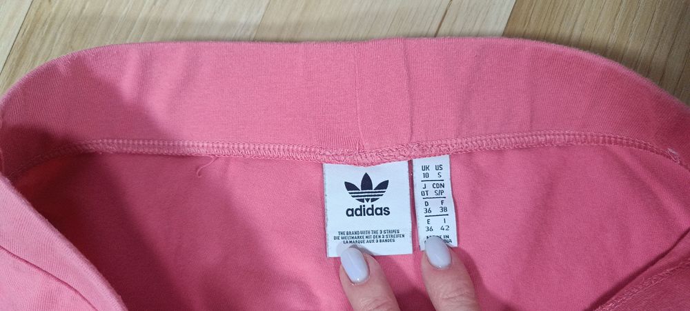 Legginsy Adidas Originals różowe S