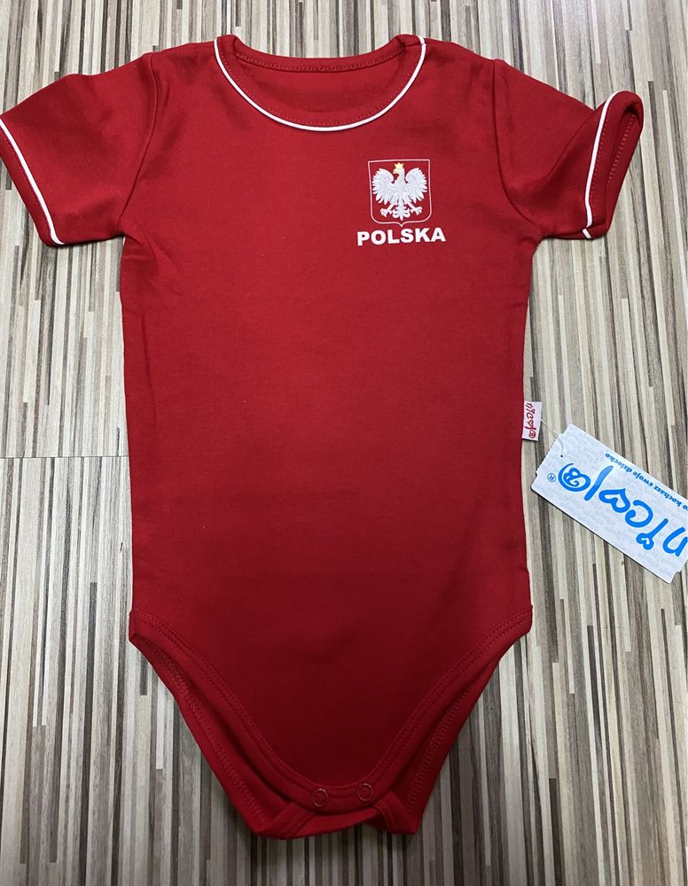 Body chłopęce krótki rękaw 98 cm 3 bawełna nowe