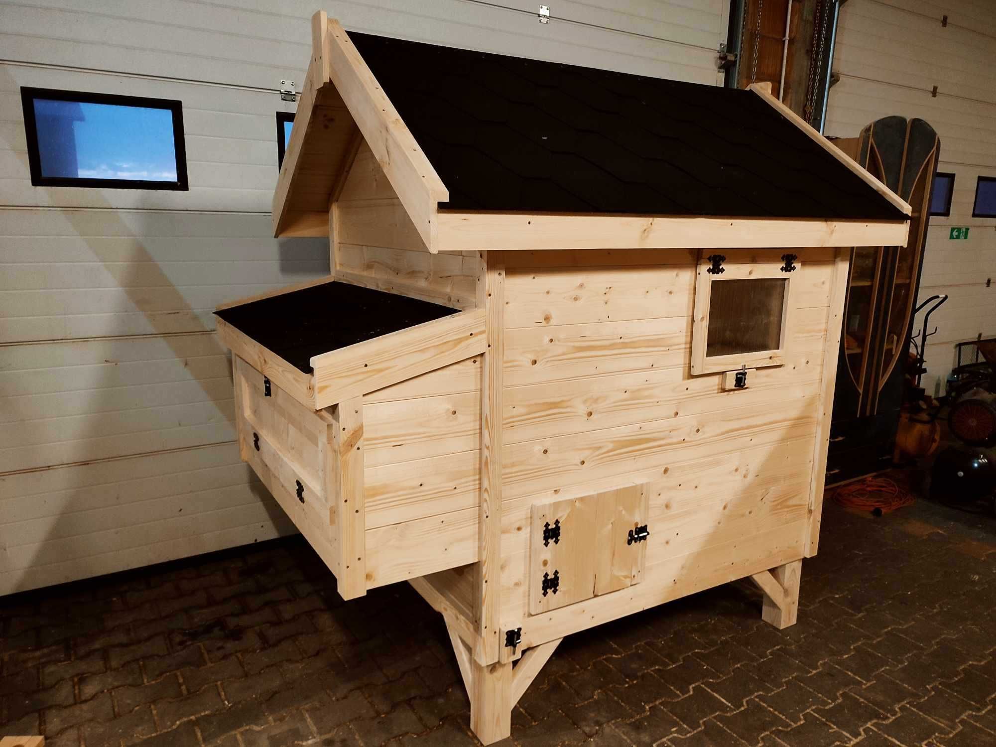 kurnik dla kur, kaczek, gęsi 185x125x210 PRODUCENT