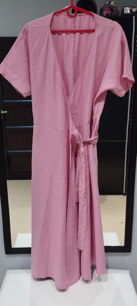 Sukienka dluga różowa