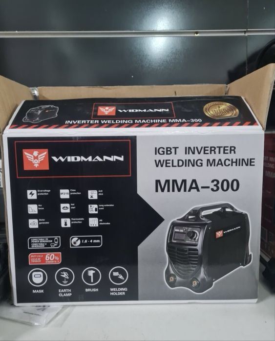 Aparelho de soldar 300A derrete eléctrodos até 4 mm