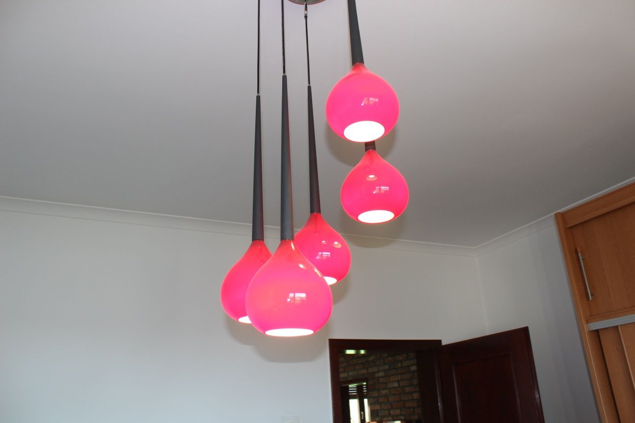 Lampa sufitowa AGA 5 RED Azzardo AZ1072 w stylu retro