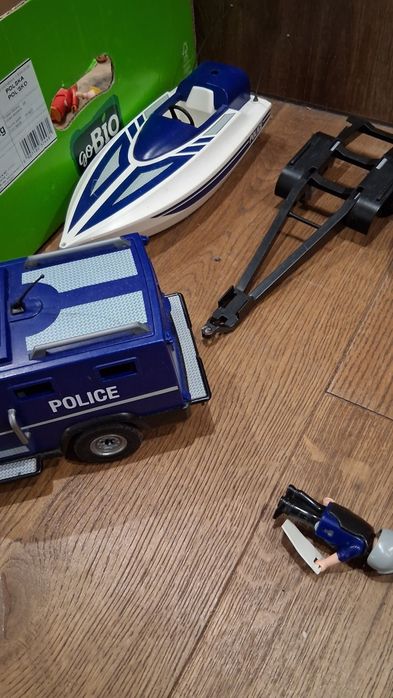 Duży zestaw Playmobil policja