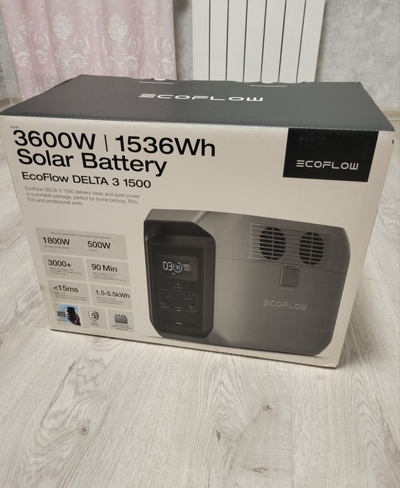 Зарядна станція EcoFlow Delta 3 3600W | 1536Wh