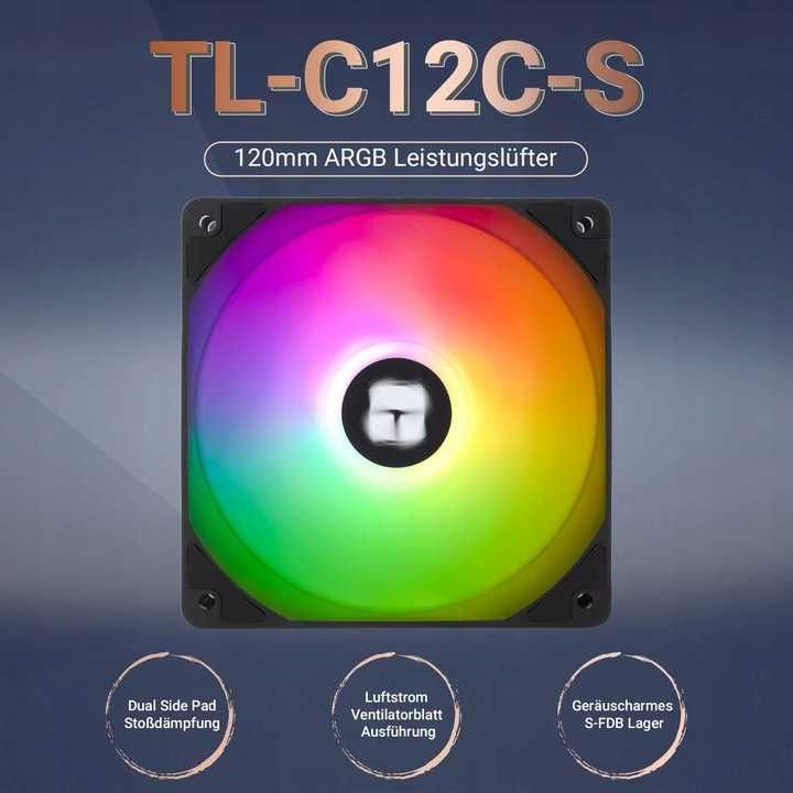 Thermalright TL-C12C-S 120mm Wentylator CPU 120 mm