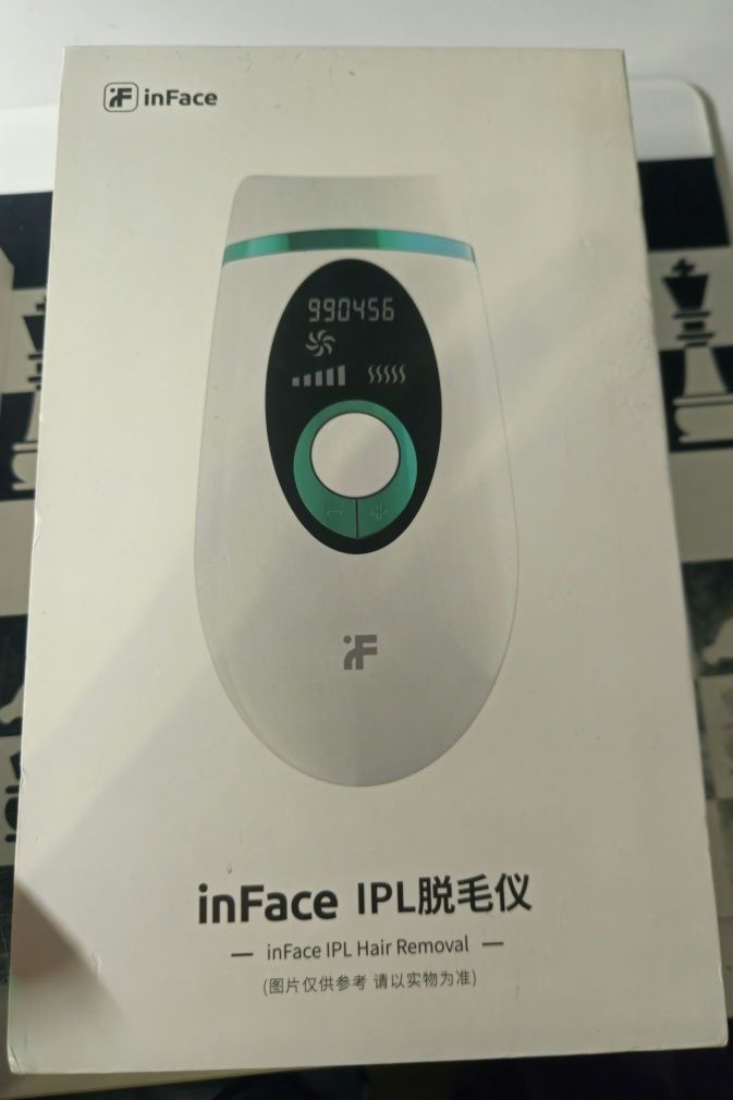 Depilator laserowy inFace IPL Xiaomi, różowy, jak nowy, okulary