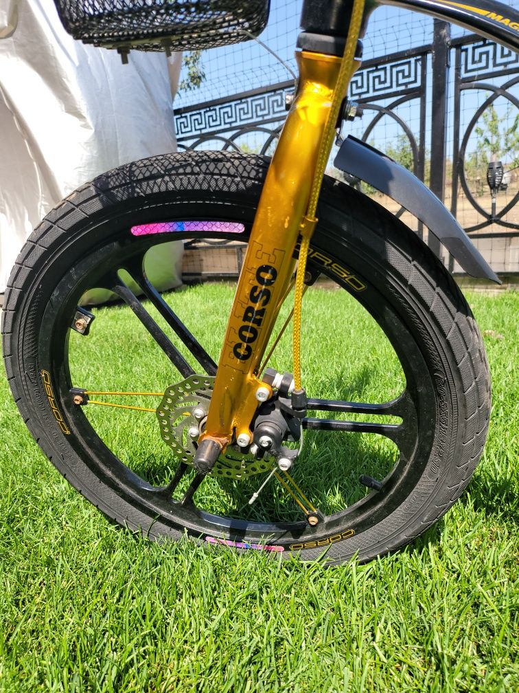 Велосипед магнієвий двоколісний 18" дюймів "CORSO Elit"