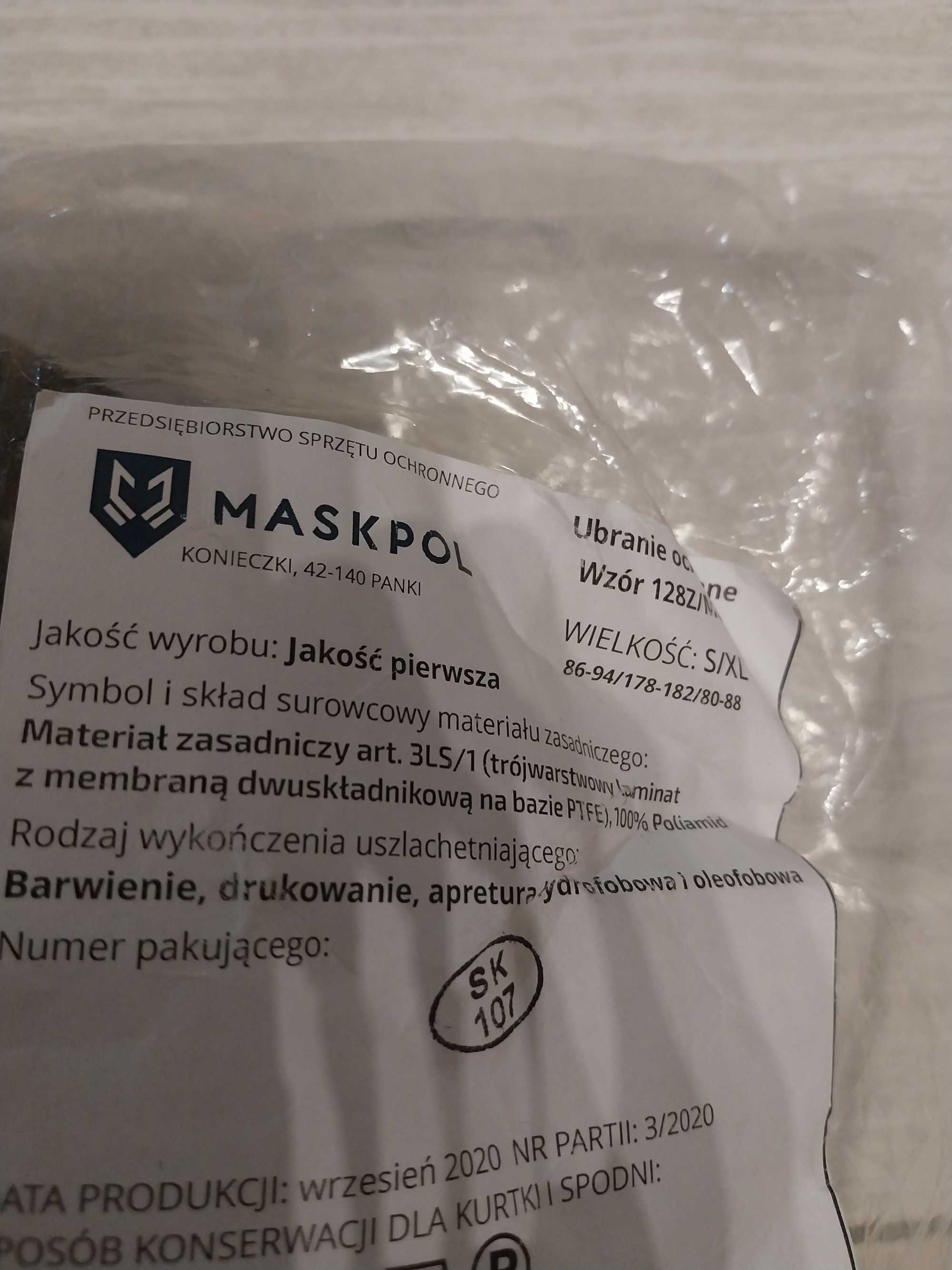 Kurtka Ochronna Goretex wz. 128Z MON
