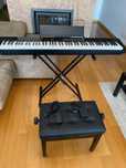 Piano Digital CASIO PX S1100 + Banco + Suporte Piano - Sem Uso, NOVO!