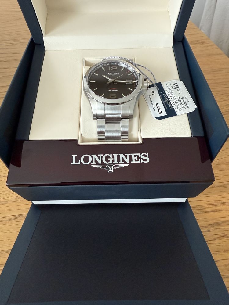 Nowy zegarek Longines Conquest V.H.P. 43mm gwarancja