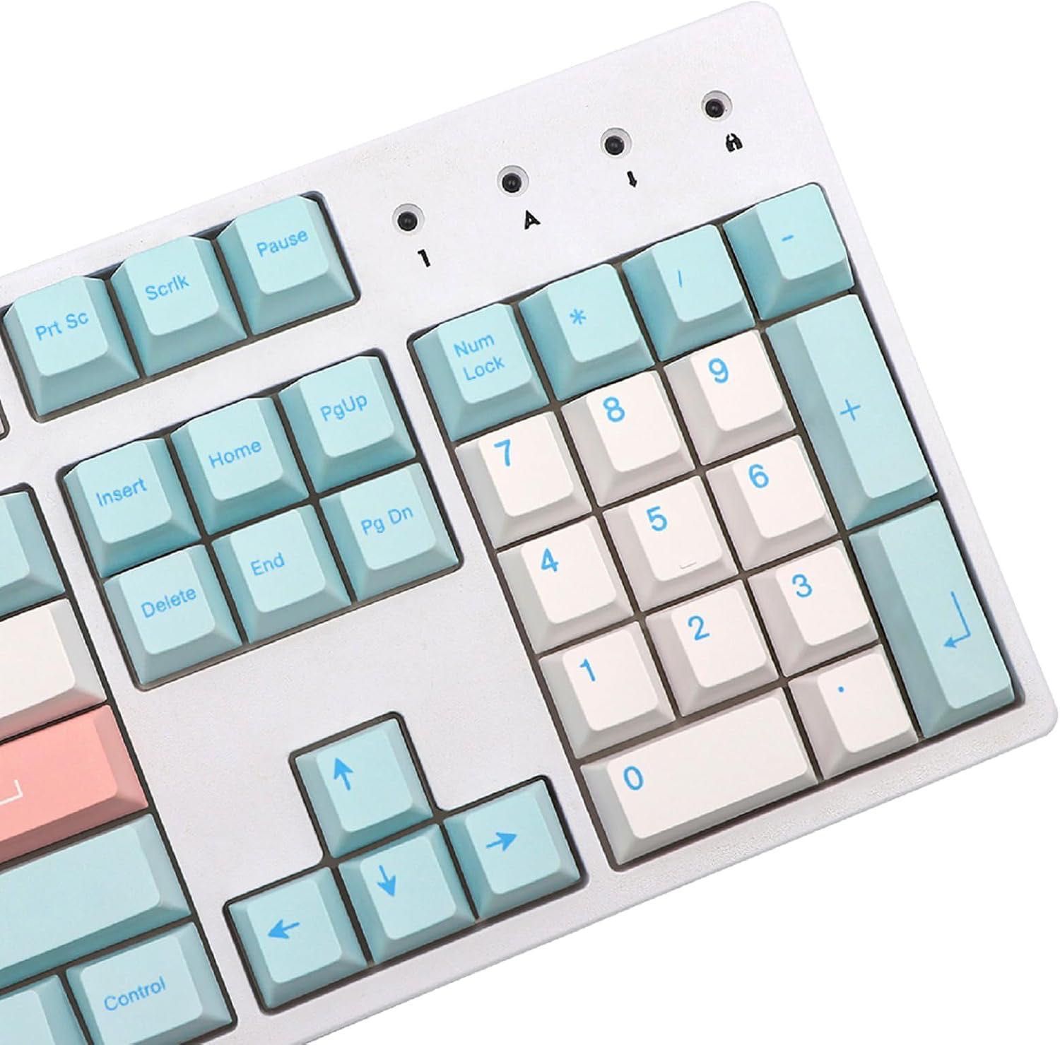 Keycapy PBT Cherry Profile 104+42 ISO – trwałe klawisze gaming nowe
