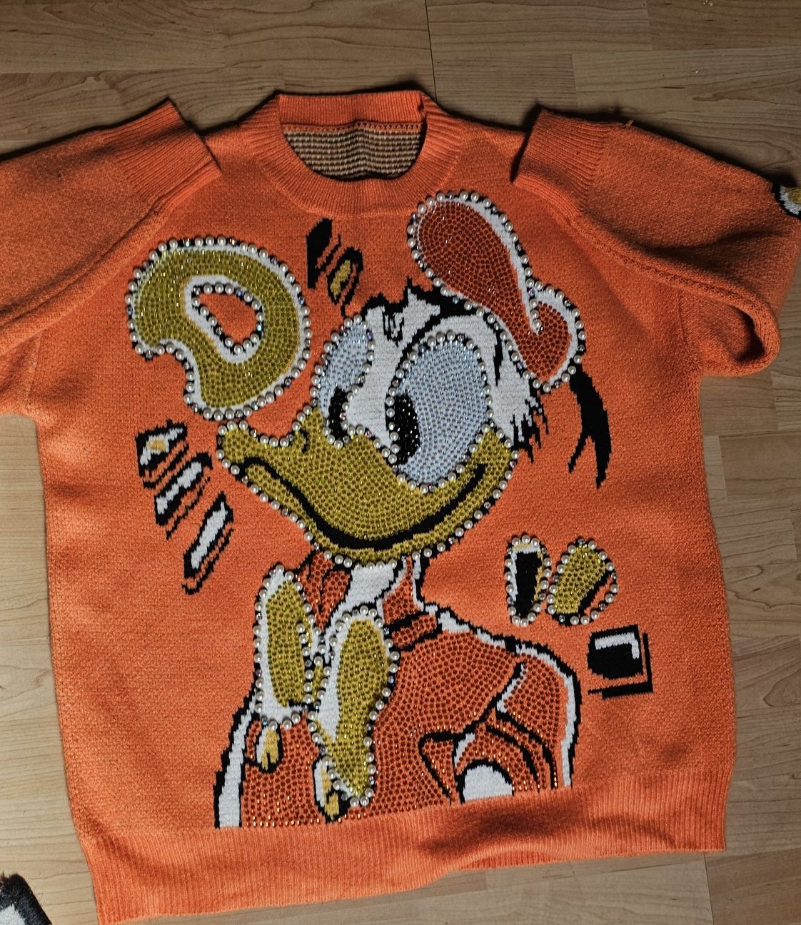 Gruby sweter kaczor