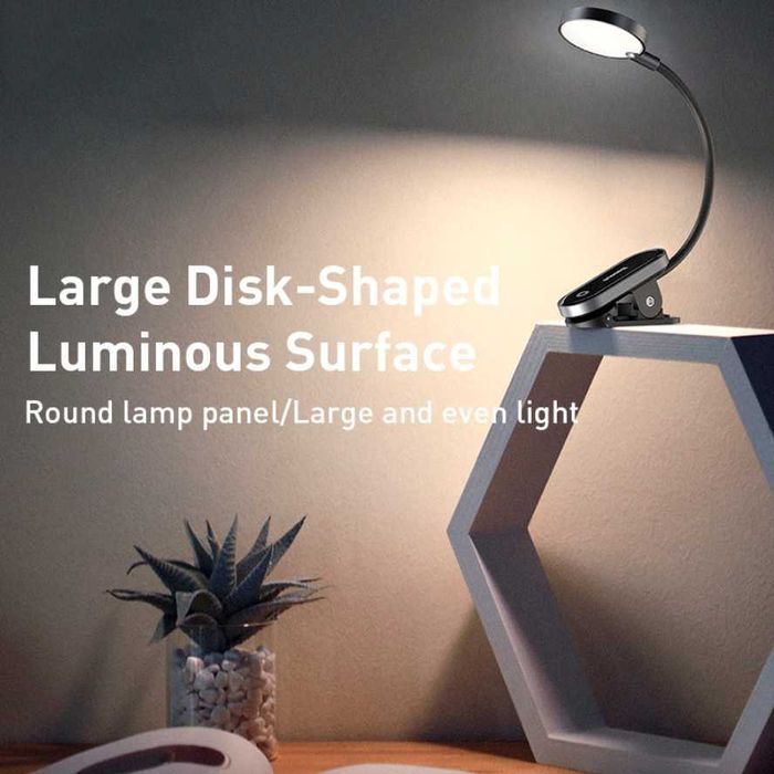 Светодиодная LED лампа для чтения книг на аккумуляторе BASEUS