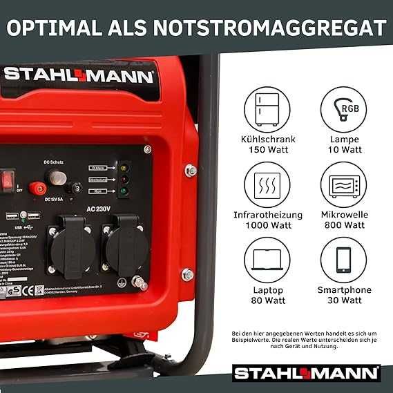 nowy Agregat prądotwórczy STAHLMANN 3.8kw  cichy inwertorowy 3800w