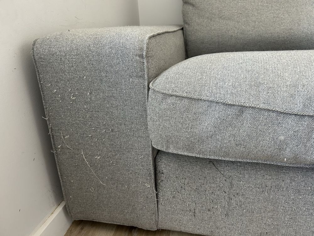 Sofa 2 lugares ikea cinzento