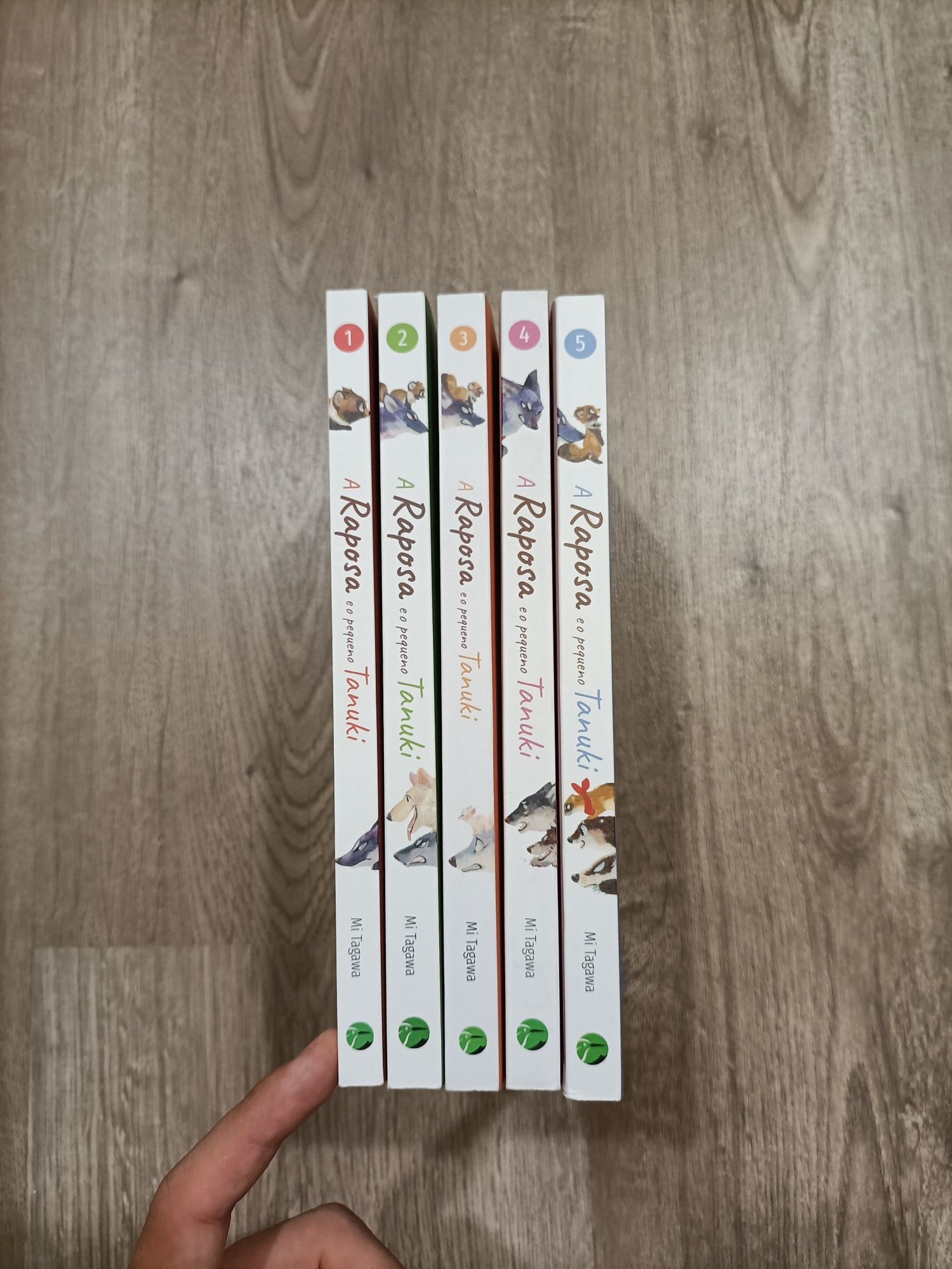 Manga de a raposa e o pequeno tanuki em português (1-5)