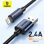 Кабель для Айфону USB - Lightning 2.4A BASEUS Fast Charging 1м