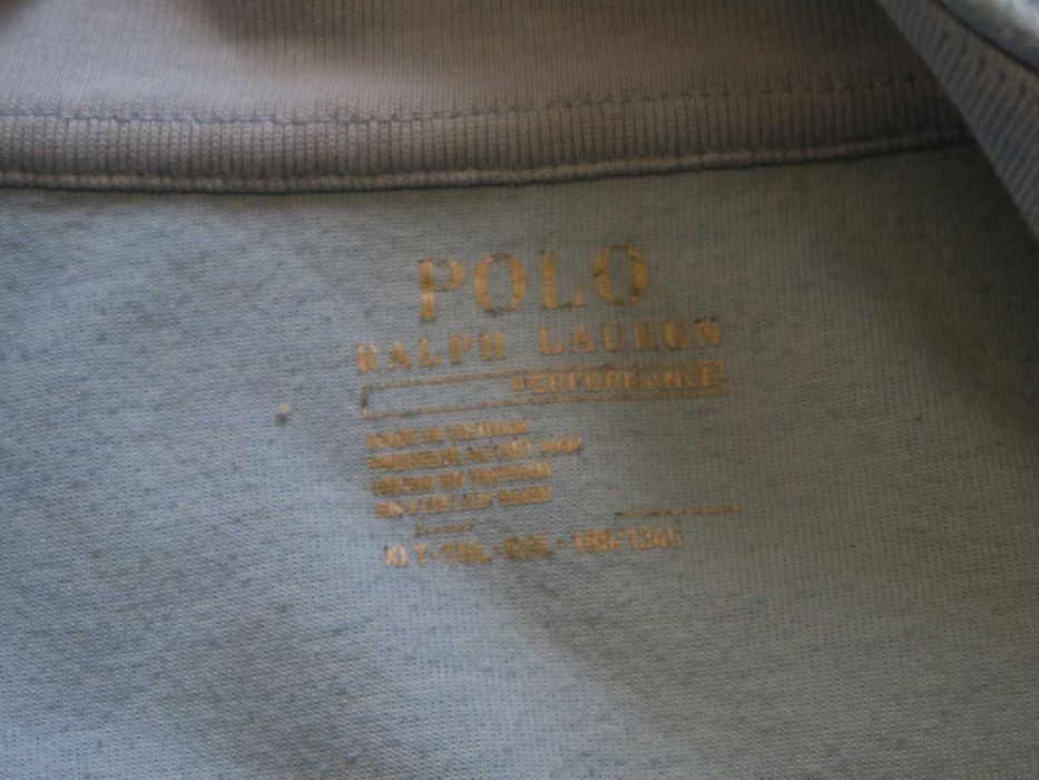 Ralph Lauren bluza zapinana do połowy baby blue XL