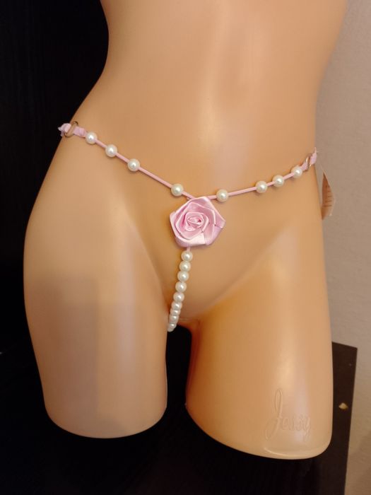 Stringi damskie koraliki nowe tanio