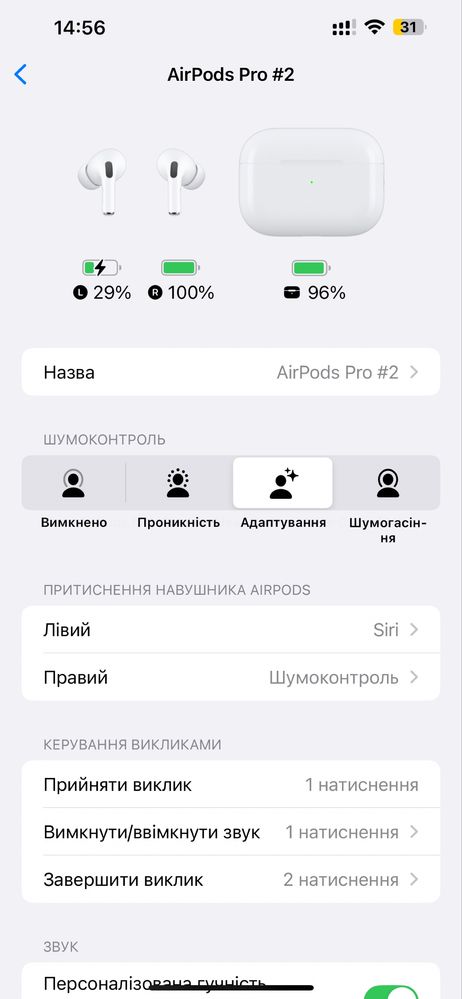 Навушники AirPods 4 AirPods Pro 2 USB-C