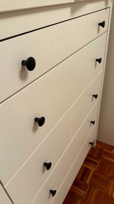 Comoda branca 5 gavetas KOPPANG IKEA