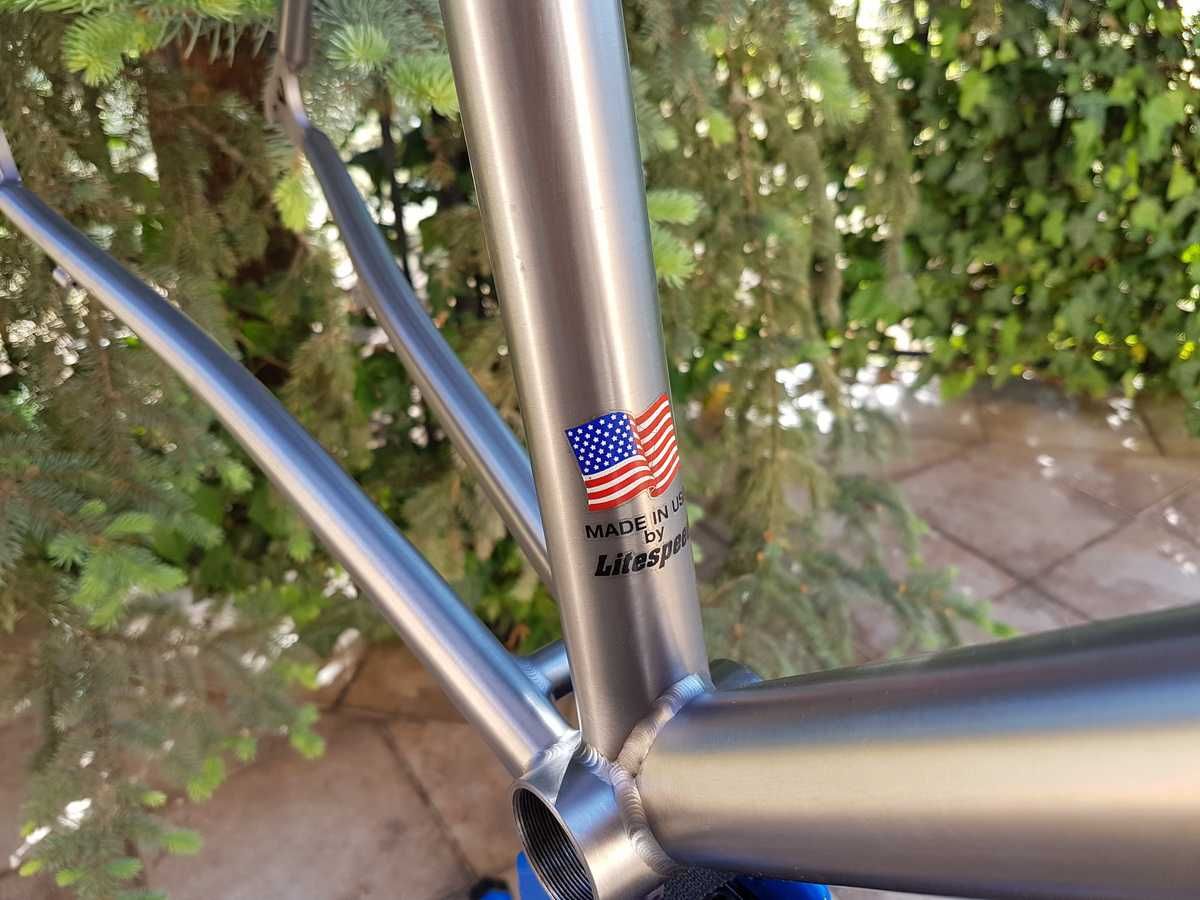 TYTANOWA rama LITESPEED Tuscany + karbonowy widelec, szosa