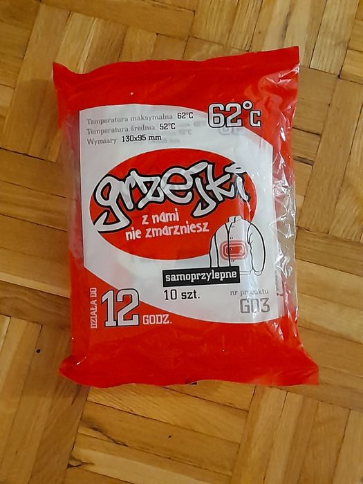 Grzejki-ogrzewacze do ciała 10 sztuk