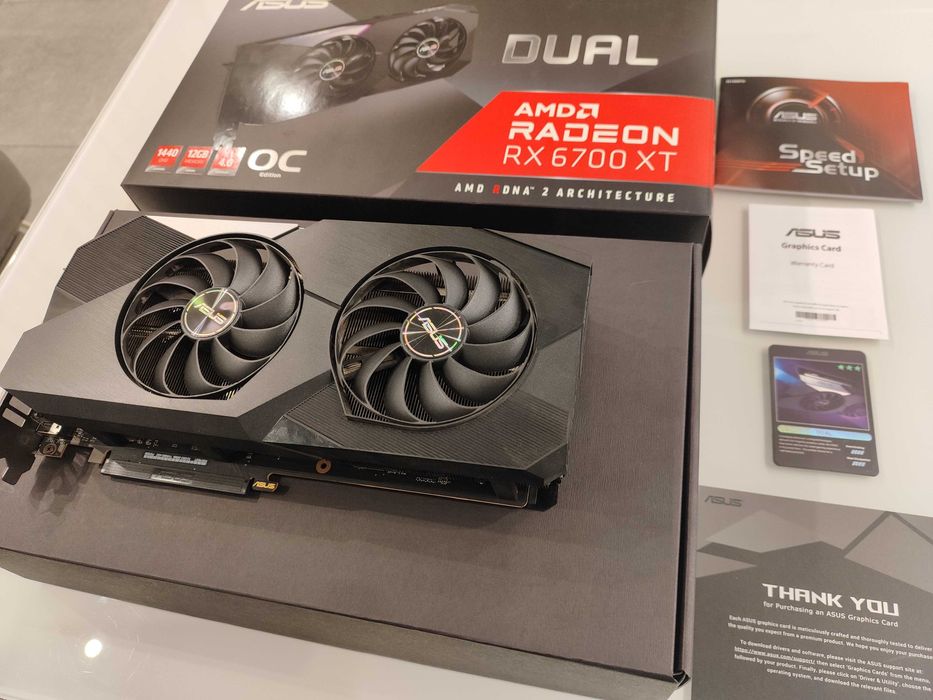 Игровая видеокарта Radeon RX 6700 XT 12Gb ASUS DUAL Відеокарта Ігрова