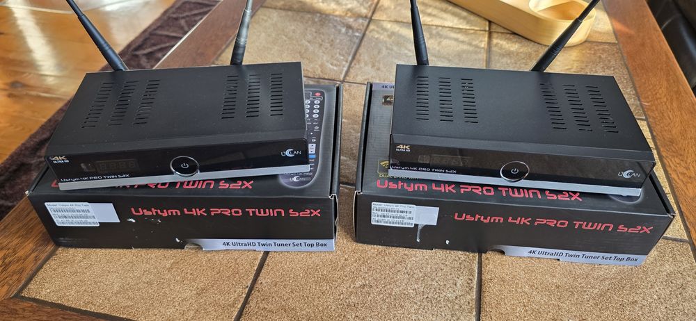 uClan Ustym 4K PRO UHD E2 TWIN TUNER DVB-S2X OpenATV 7.4