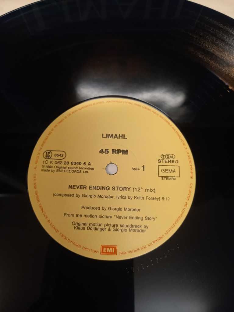 Lp Limahl The Never Ending Story Maxi 12 płyta winylowa
