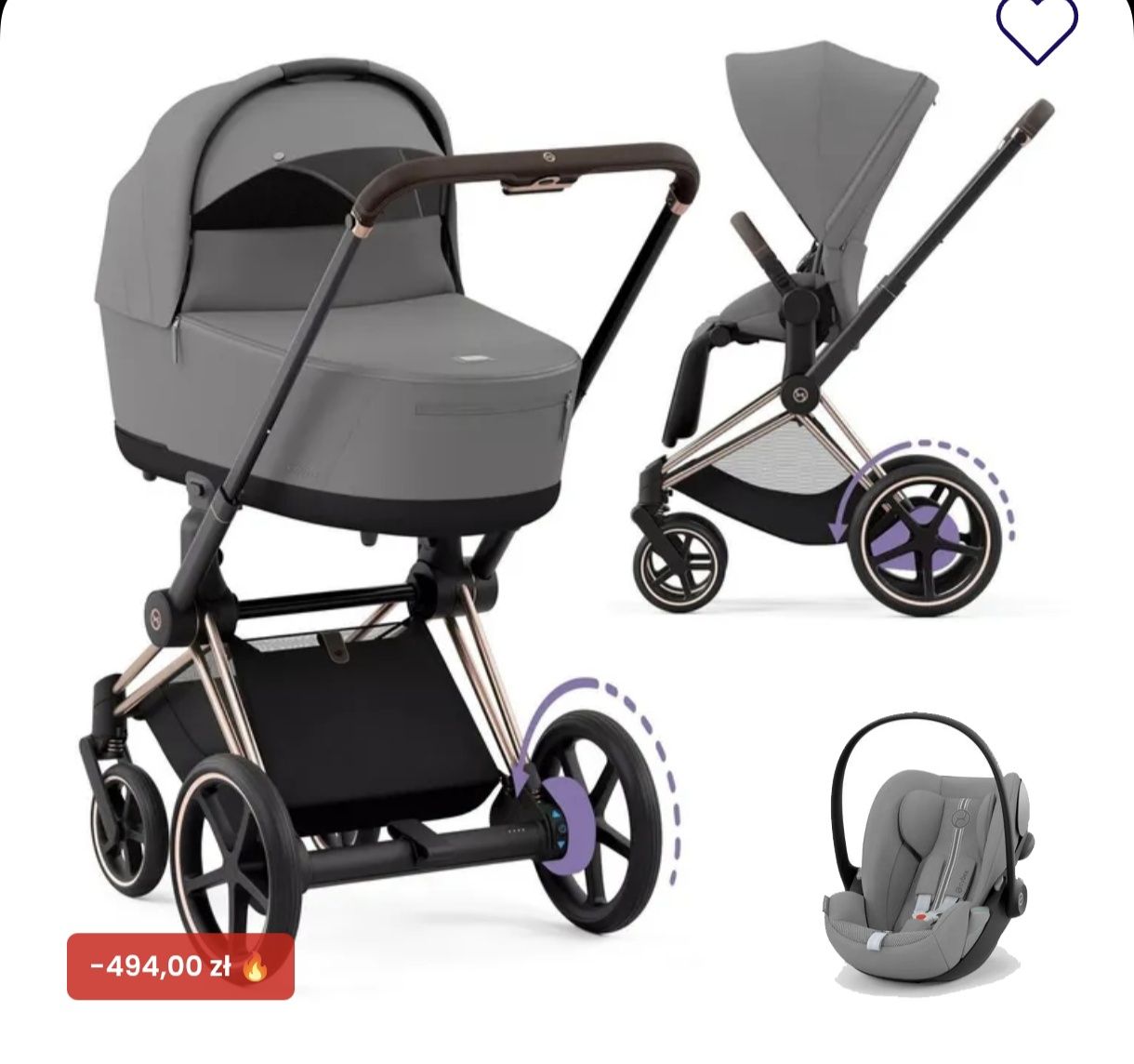 Cybex EPRIAM wózek elektryczny