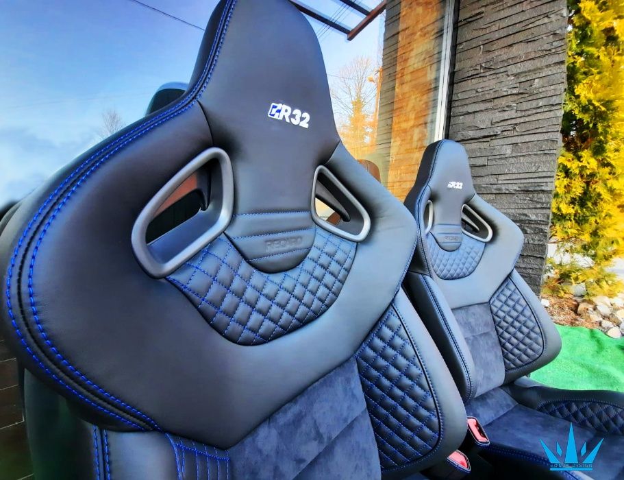 Tapicerka na fotele Recaro Wingback motorsport upholstery rs r32 golf