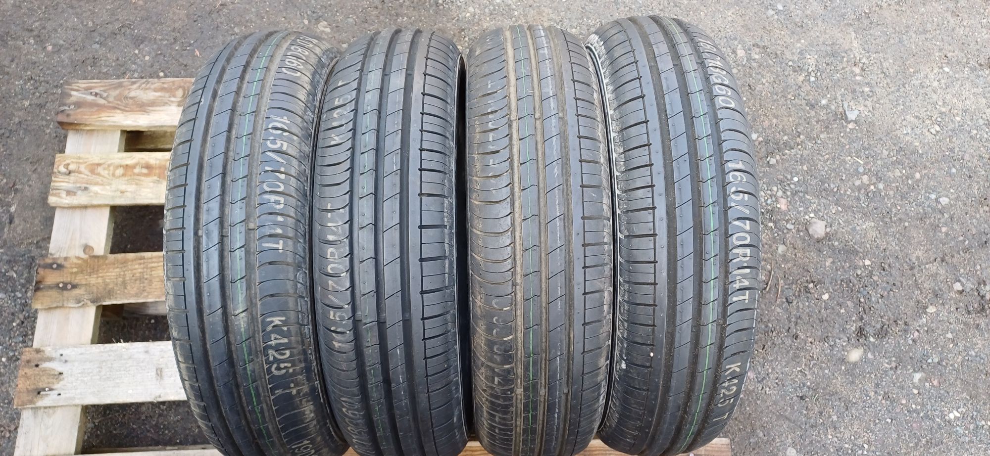 165/70R14 81T HANKOOK , komplet opon letnich DEMO.