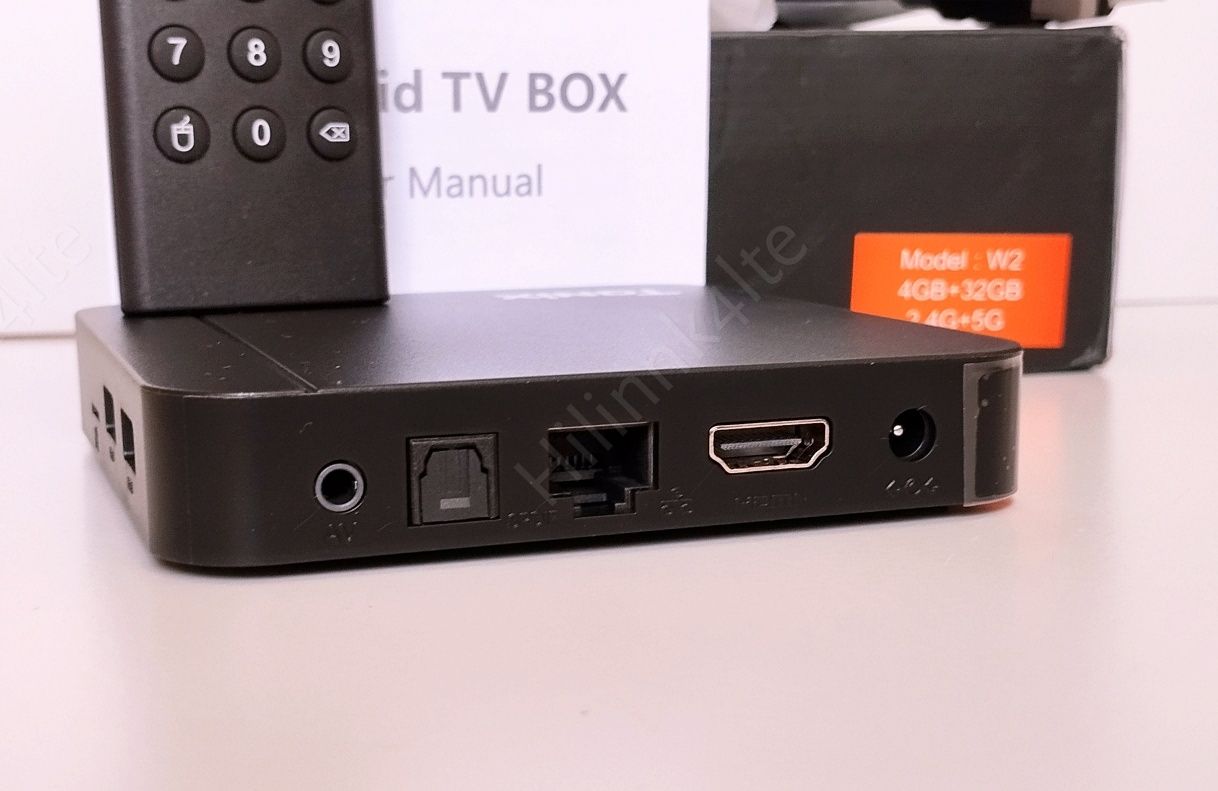 Оригинальная ТВ IP приставка Tanix W2 Android 11 Amlogic S905W/4/32Gb