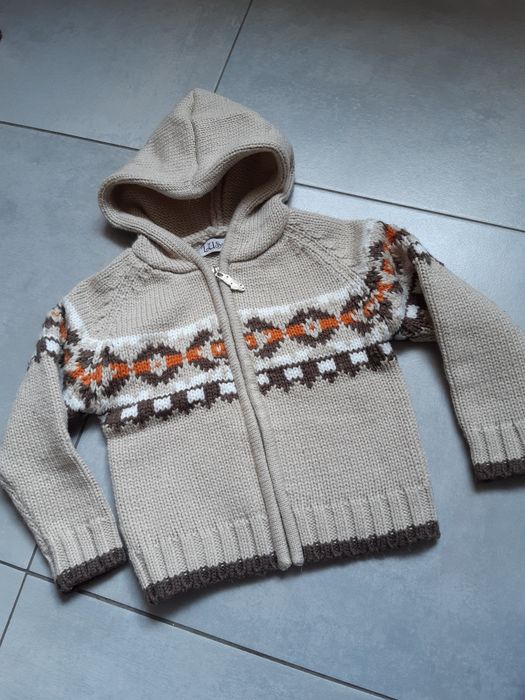 Sweterek sweter z kapturem rozmiar 86/92