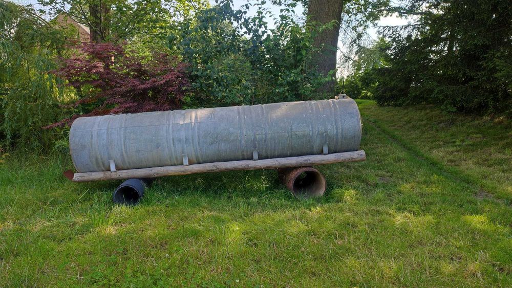 beczka ocynkowana 1000 litrów na wodę, gnojówkę