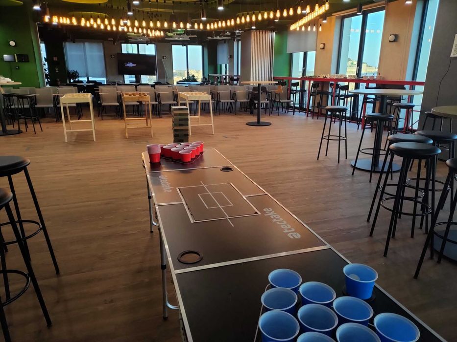 Wynajem gier: Piłkarzyki, Dart, Airhockey, Gry drewniane XXL