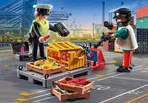 Playmobil Polícia controlo aduaneiro NOVO