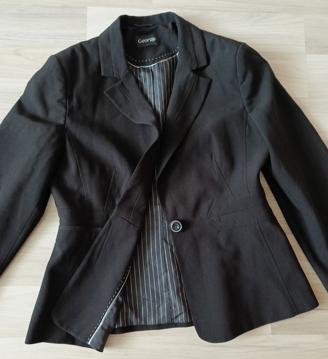 George wizytowy czarny żakiet z podszewką 12/ 40