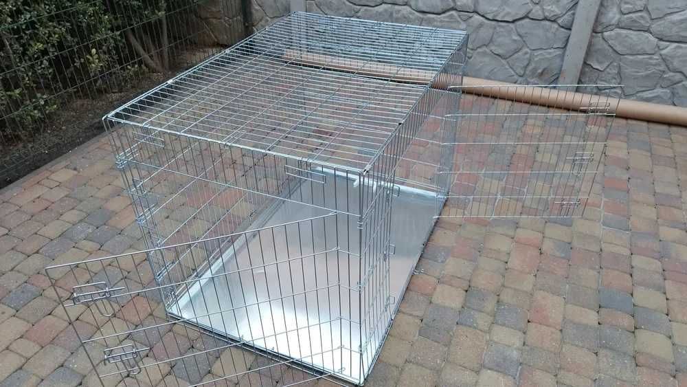 Klatka kennelowa XXL 118x78x84 cm ocynk