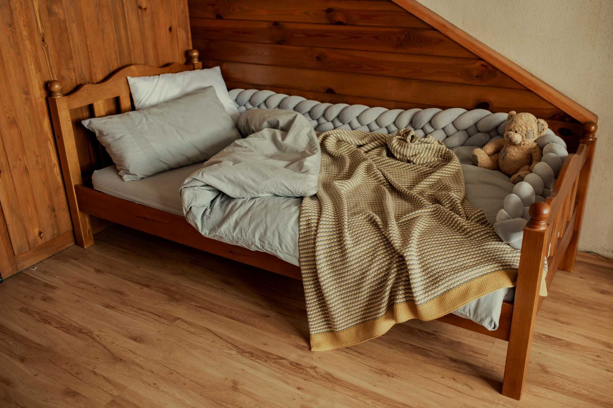 Łóżko dziecięce drewniane 80x180 EMILI