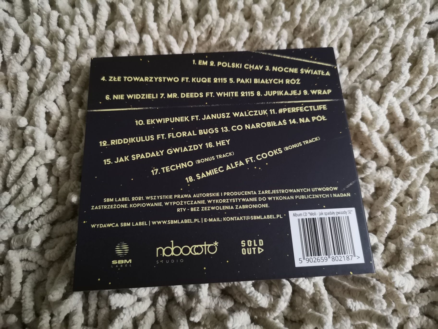 Moli - Jak Spadały Gwiazdy | LTD PREORDER | AUTOGRAF | Janusz Walczuk