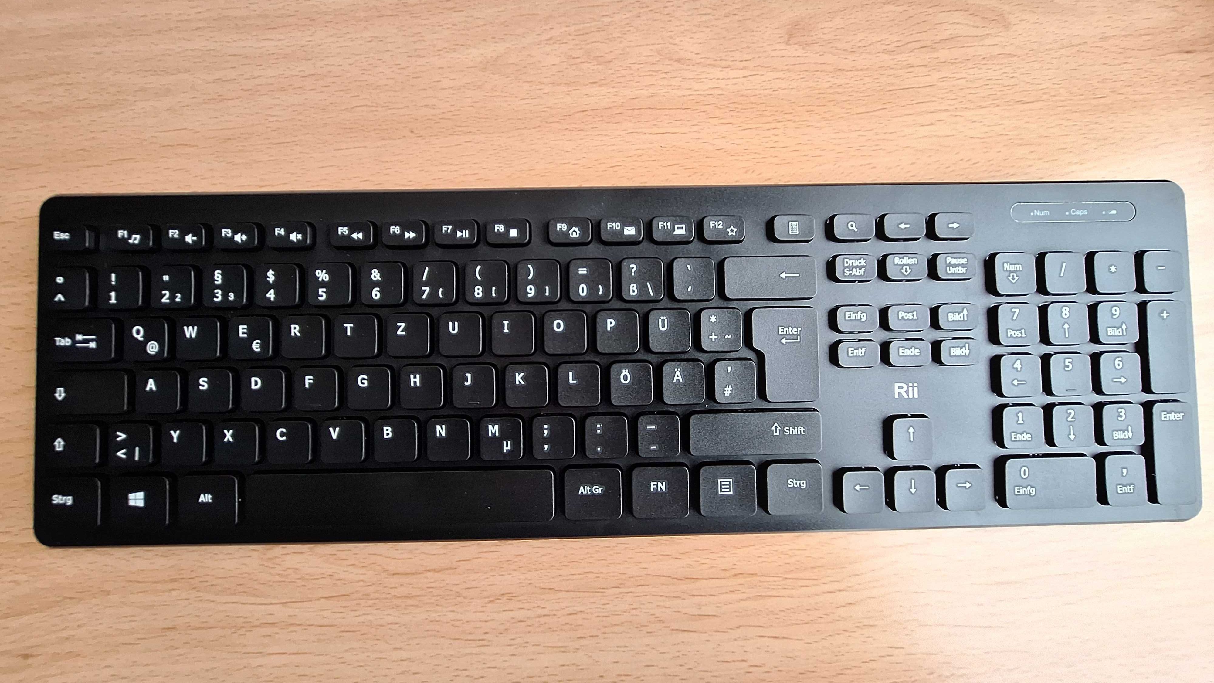 Teclado e rato, Rii RK200  Wireless - Trabalho e Casa